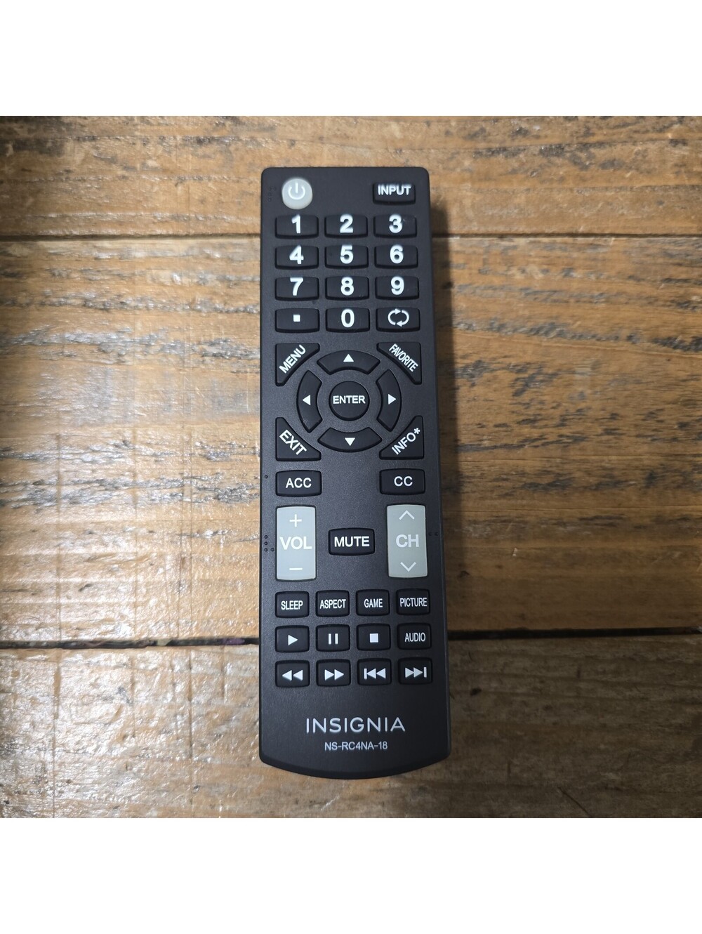 Genuine Insignia NS-RC4NA-18 Remote Control Only